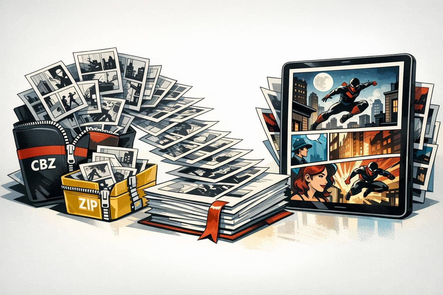 CBZ और ZIP कॉमिक्स को स्थानीय कॉमिक रीडर से खोलना अधिक उपयुक्त क्यों है
