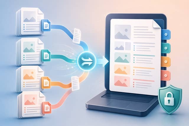 How to merge PDFs? Free online merging of multiple PDFs without uploading